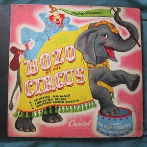 1946 Bozo The Clown At The Circus - Capitol Records Book / Sleeve - no records